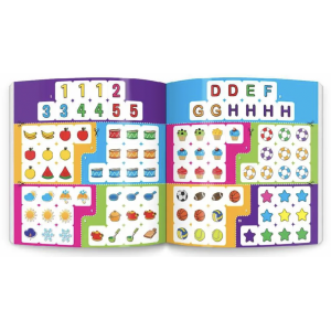 5-8 Yaş Stickerlı Sudoku Seti (Dikkat ve Zeka Geliştiren Bulmacalar Serisi, 440 Adet Çıkartma)